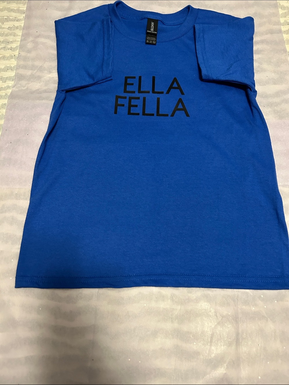 Gildan Royal Blue Kids 'ELLA FELLA' Graphic Tee